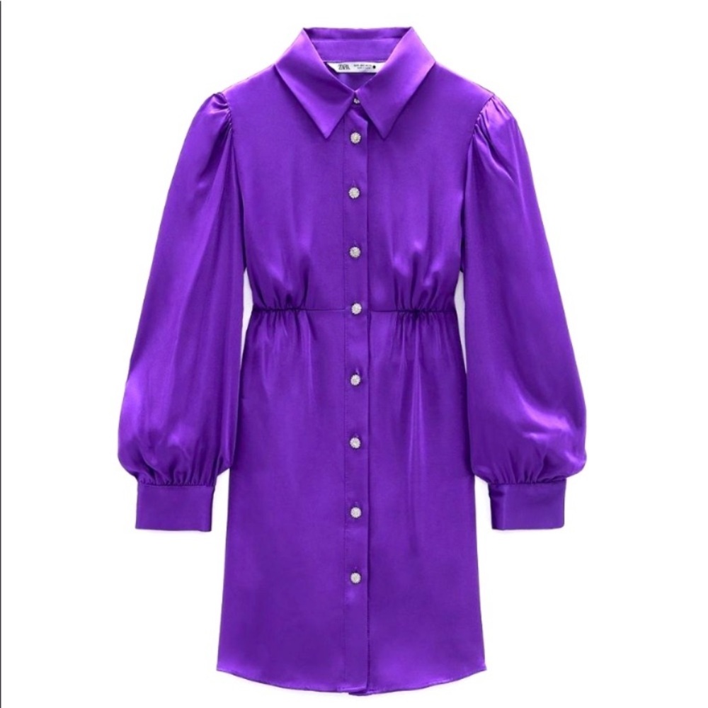 Zara dress satin